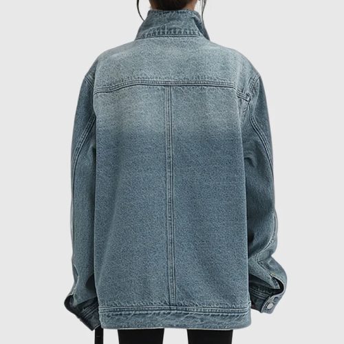 AegleDeconstructAsymmetricDenimJacket 5